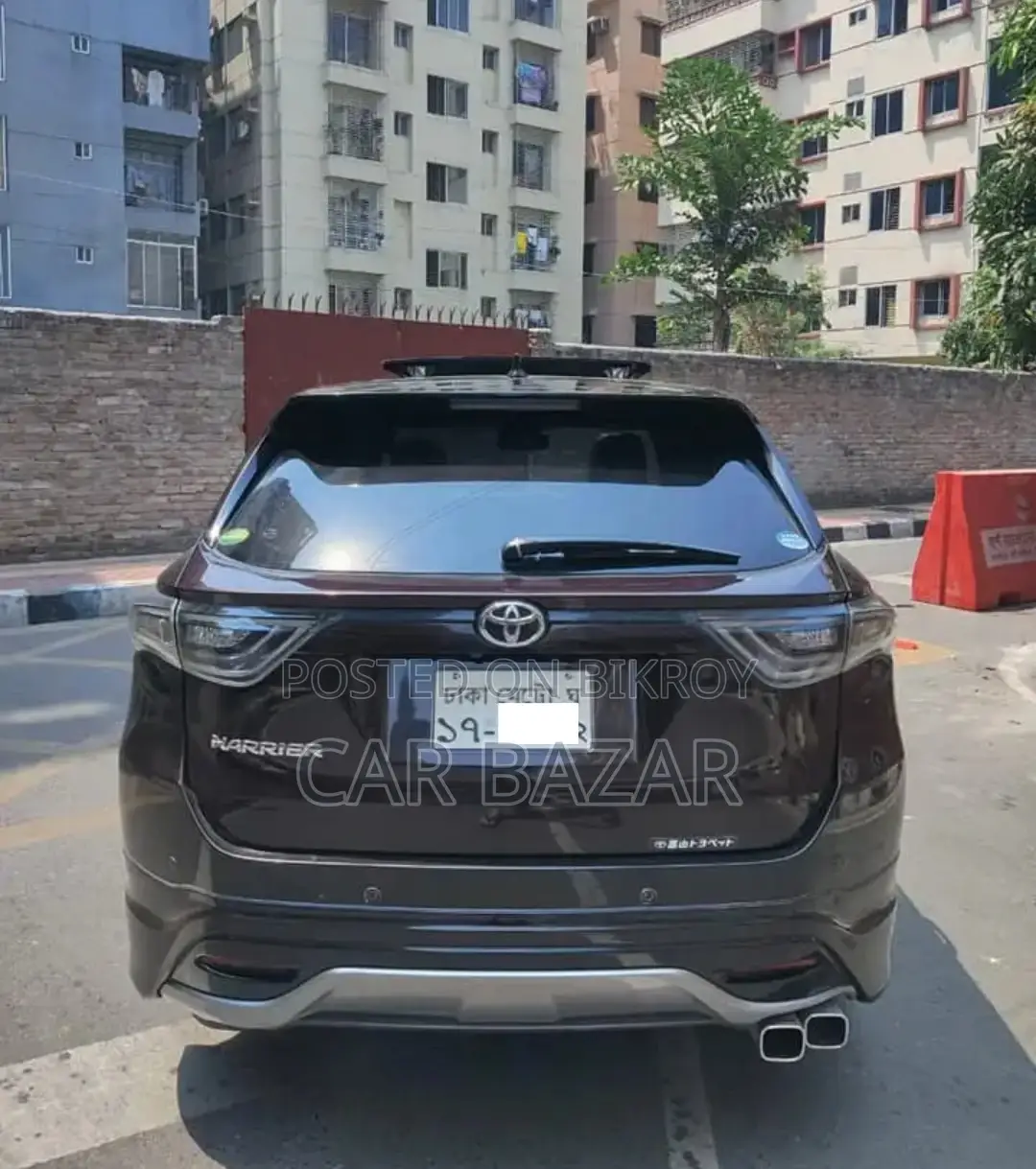 Toyota Harrier Progress Metal Leather 2016 Maroon