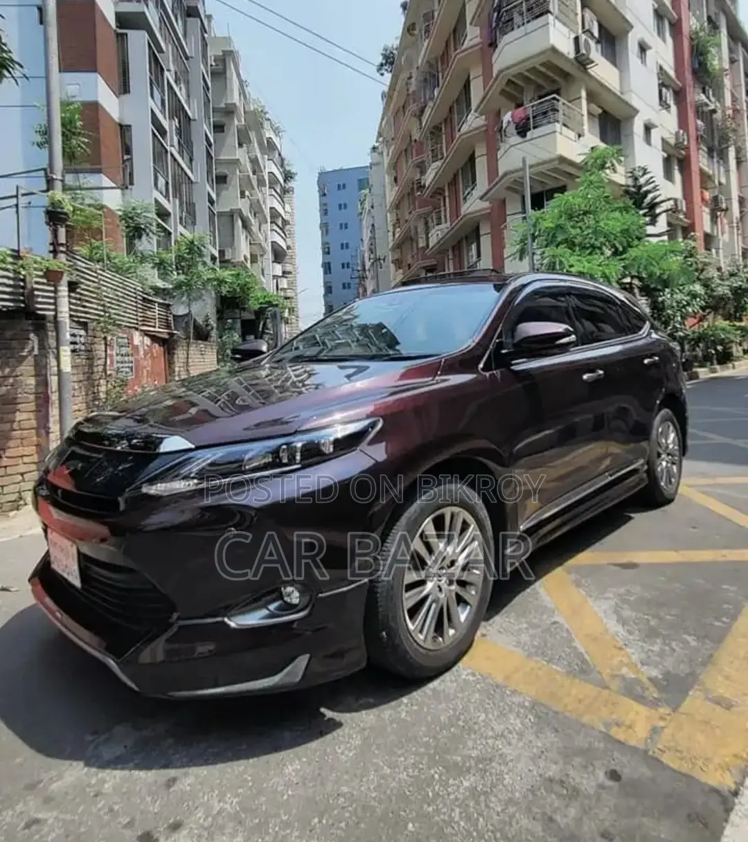 Toyota Harrier Progress Metal Leather 2016 Maroon