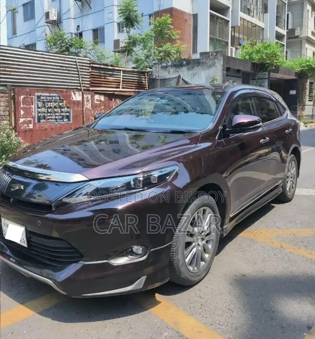 Toyota Harrier Progress Metal Leather 2016 Maroon