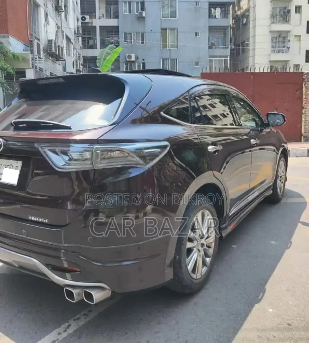 Toyota Harrier Progress Metal Leather 2016 Maroon