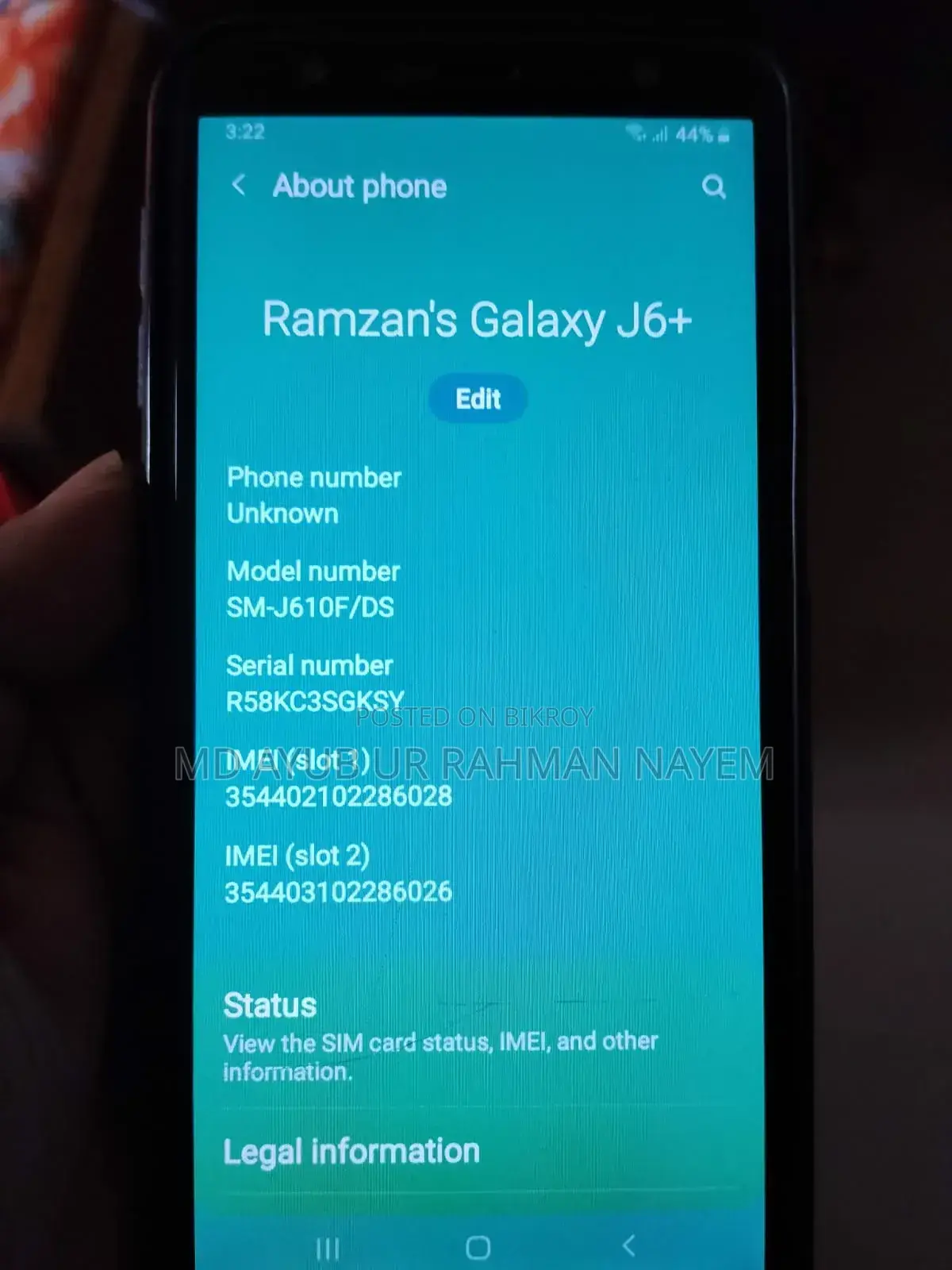 Samsung Galaxy J6+ 32 GB Blue