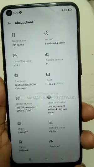 Oppo A53s 256 GB Blue