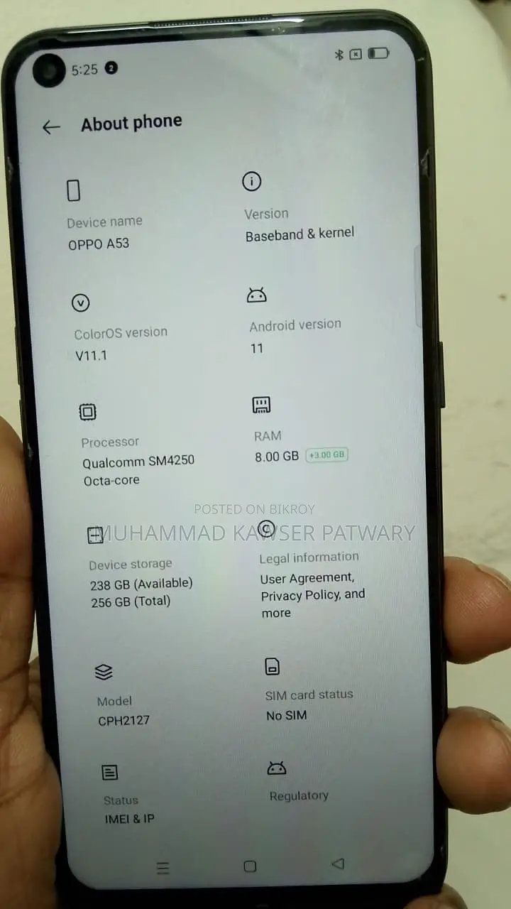 Oppo A53s 256 GB Blue