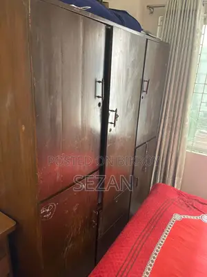সেগুন কাঠের ৫ দরজার আলমারি