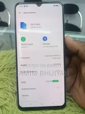 OPPO F17 Full Fresh 8/128 (Used)
