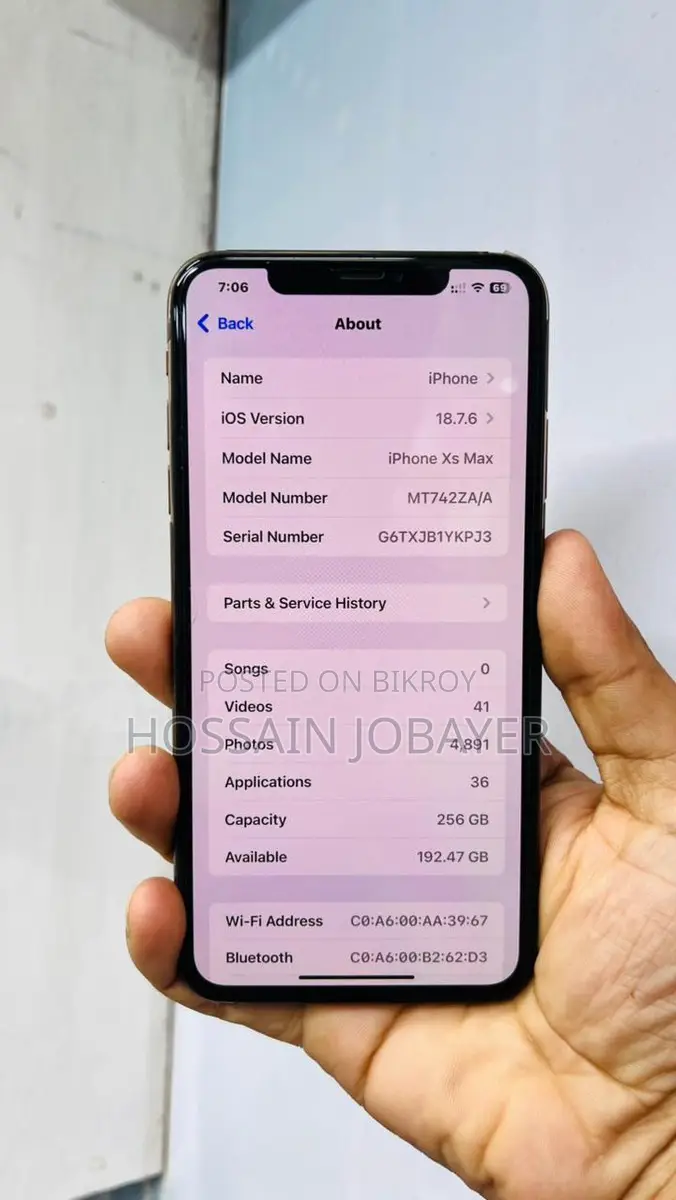 Apple iPhone XS Max 256 GB (Used)