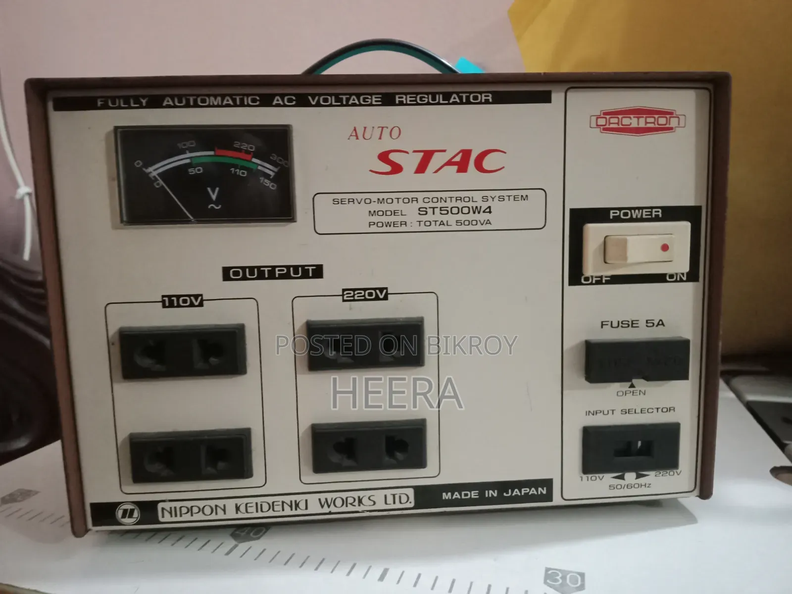 Stac Voltage Regulator Japan