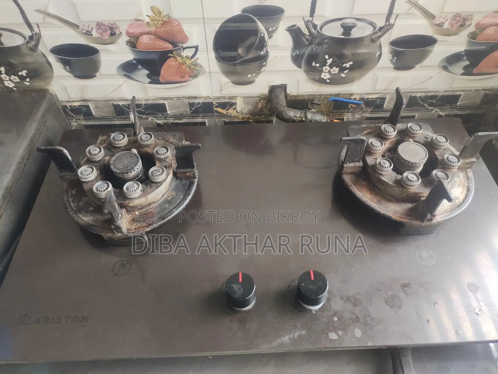 Ariston Granite Marble 2 Stove Gas Burner