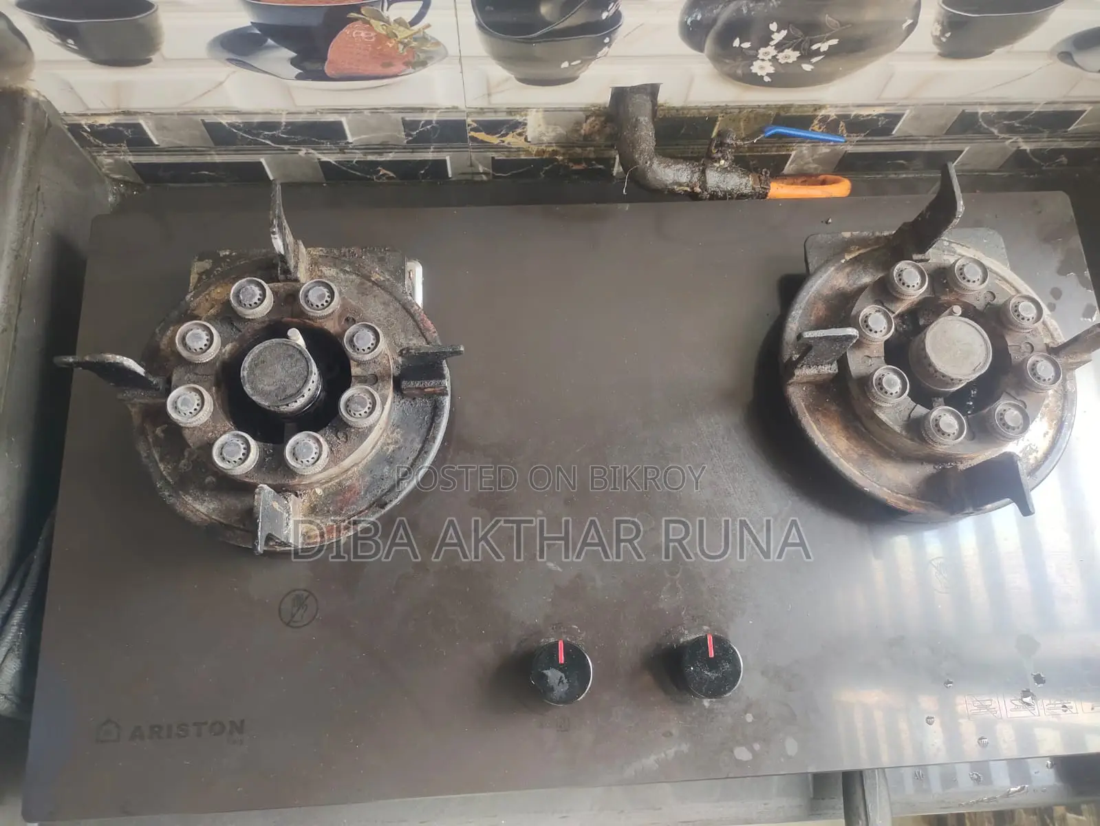 Ariston Granite Marble 2 Stove Gas Burner