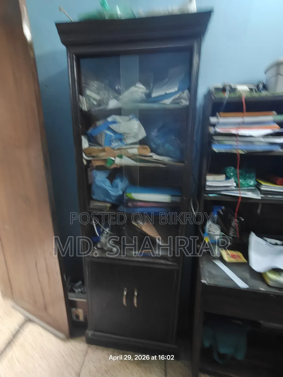 কাঠের তৈরী বুক সেল্ফ/ফাইল কেবিনেট