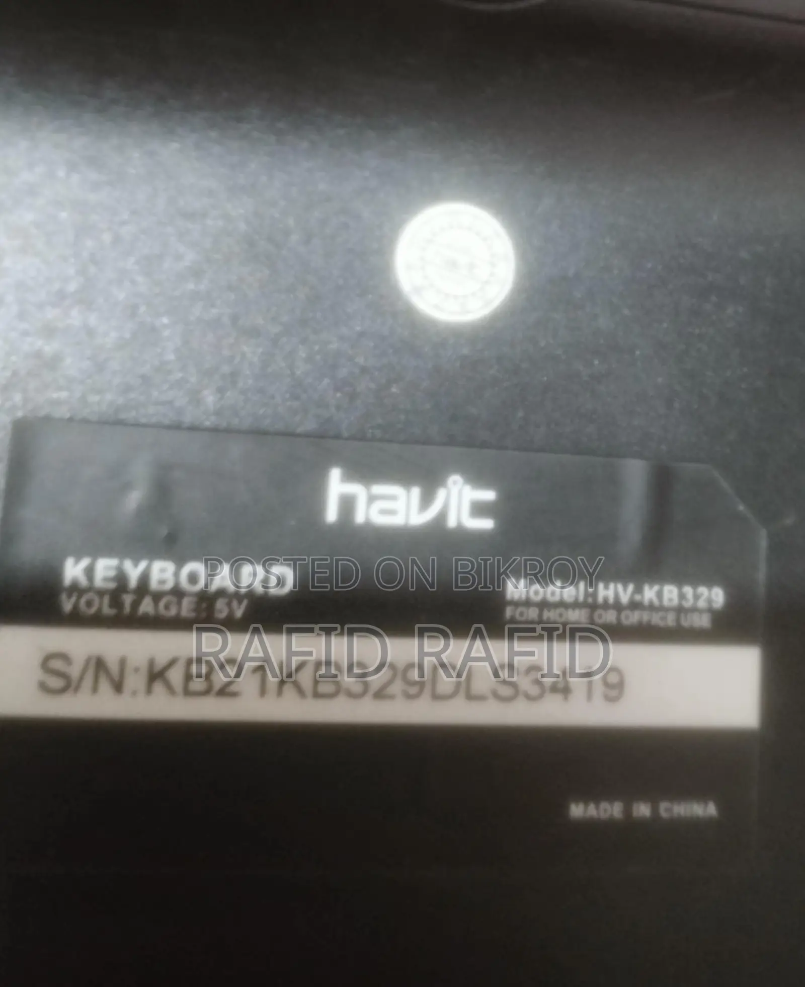Havit Keyboard | Model: Hv-kb329, Like New, No Issues.