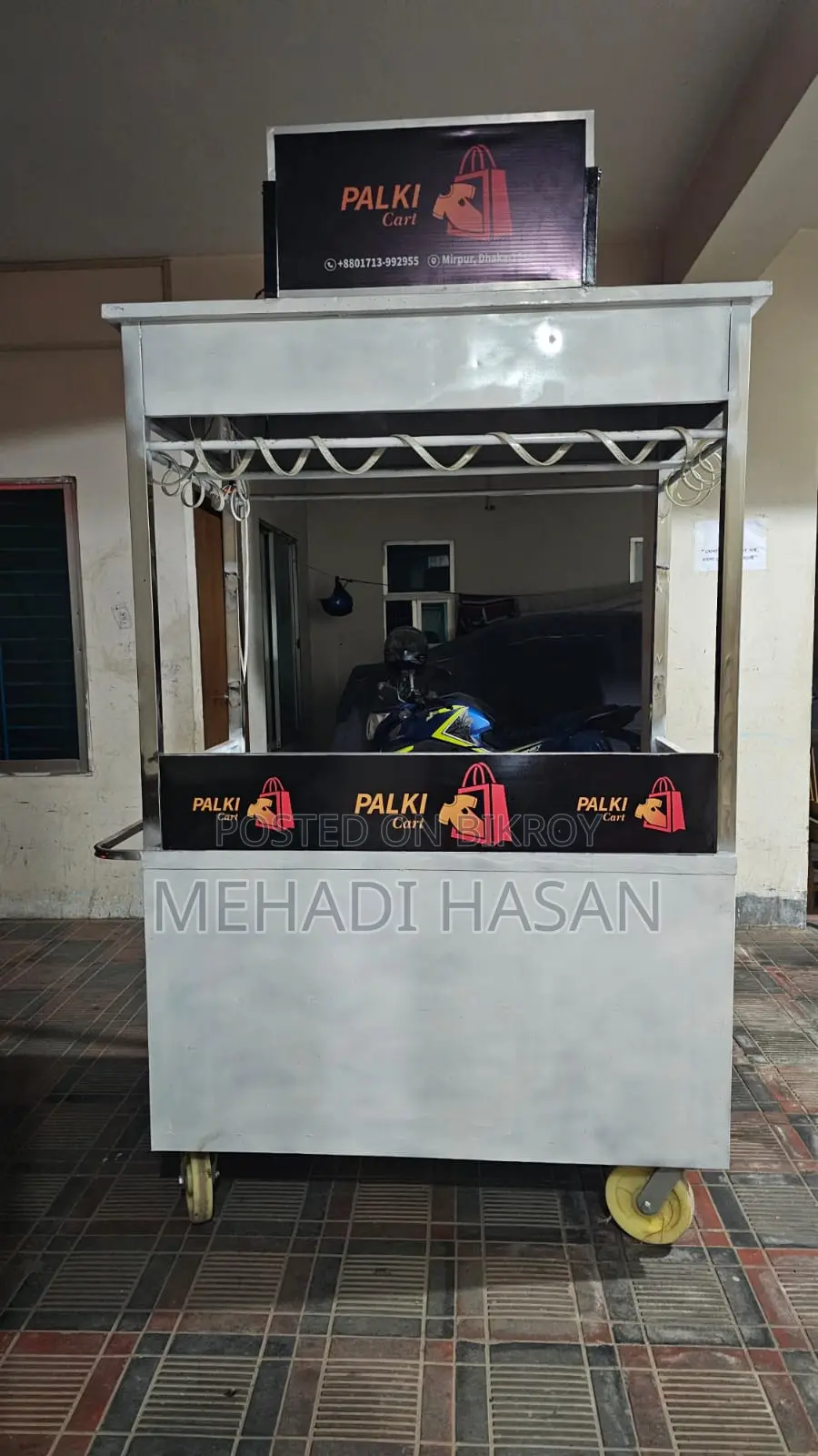 Emergency Sale: Fresh Condition Food Cart (Used for only 10 days)