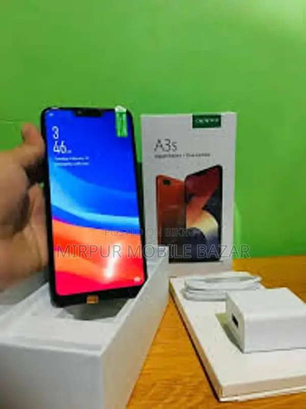 OPPO A3s বিদেশ ব্যবহৃত ফ্রেশ (Used)