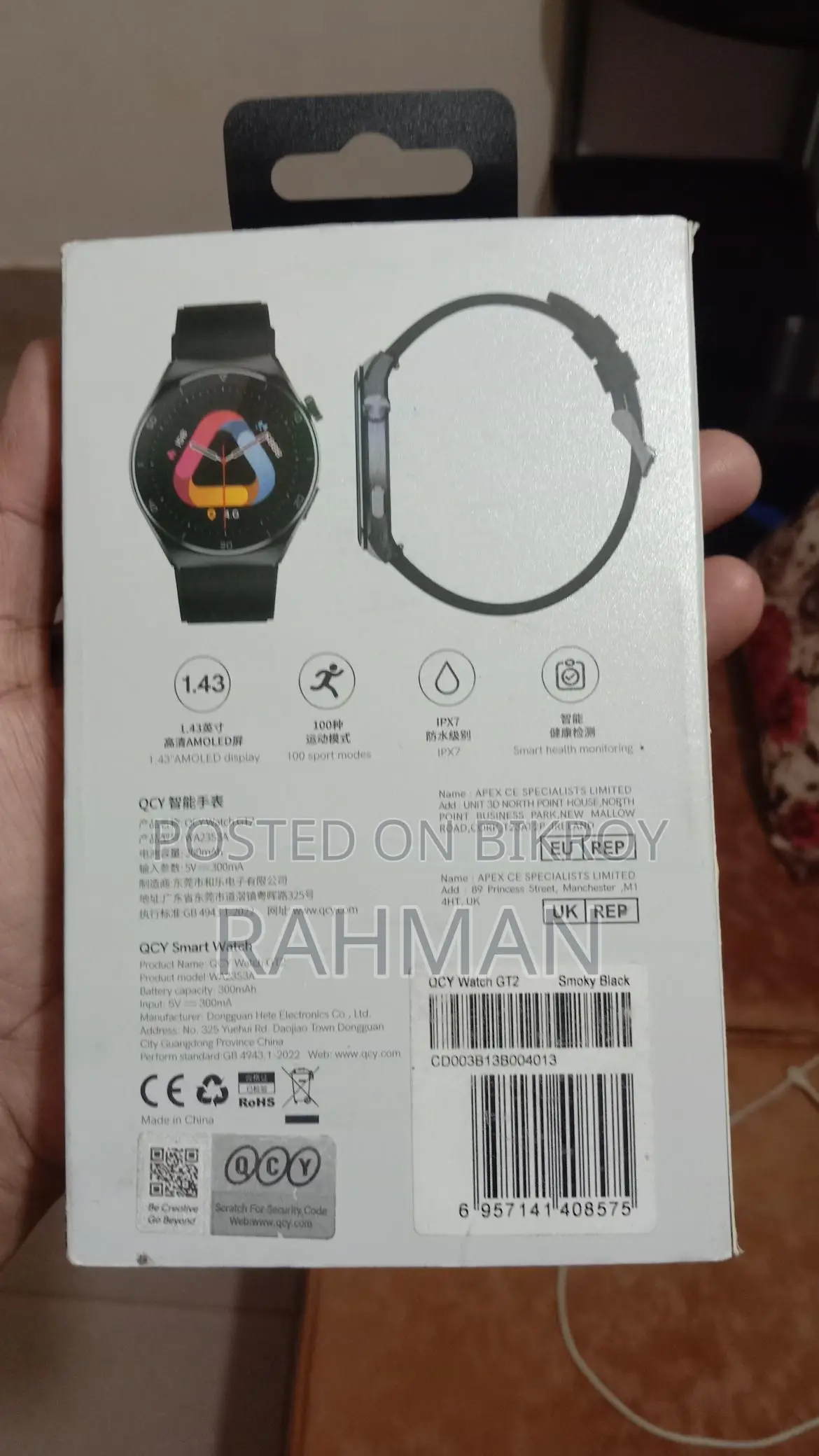 Qcy Gt2 Smart Watch
