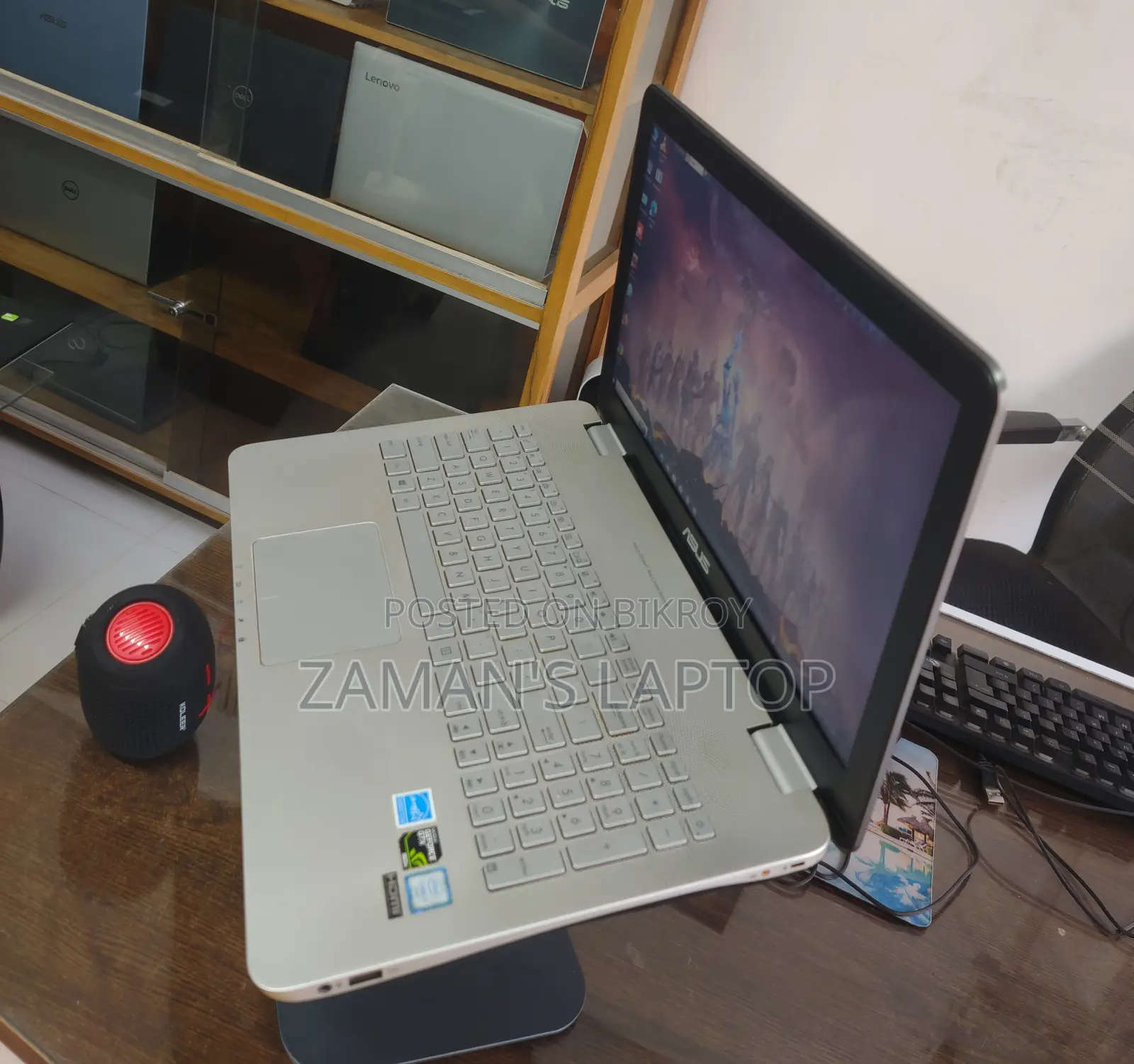 Asus Vivobook Pro Gaming 16RAM GTX Core i7 6 Generation SSD Laptop