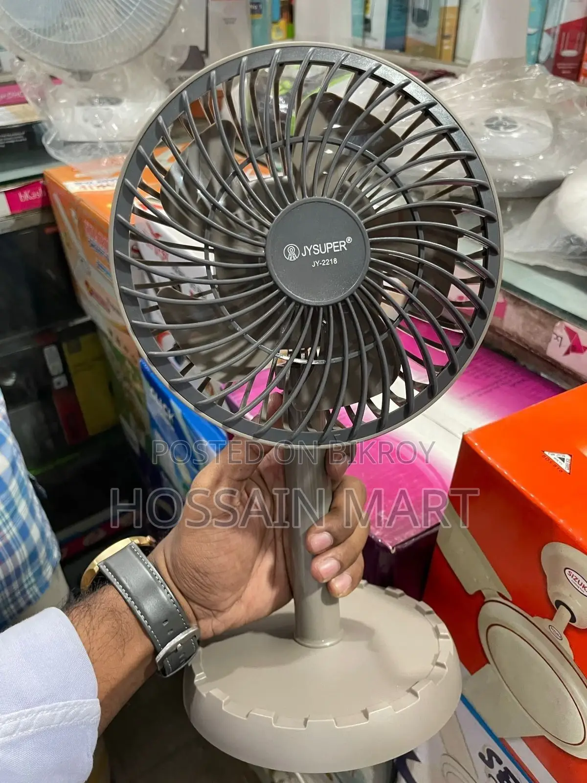 Joy Super JY-2218 Rechargeable Fan