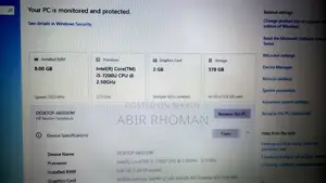Hp Laptop Core i5 7Gen 8Gb Ram 2Gb Nvdia Graphic 120 GB SSD 1TB HDD