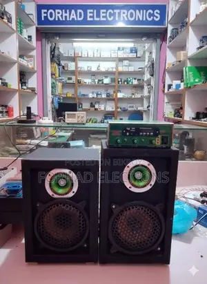Two 6-inch speakers, freshly custom-built