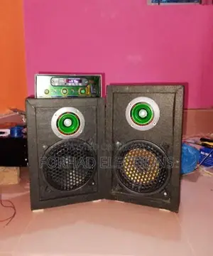 Two 6-inch speakers, freshly custom-built