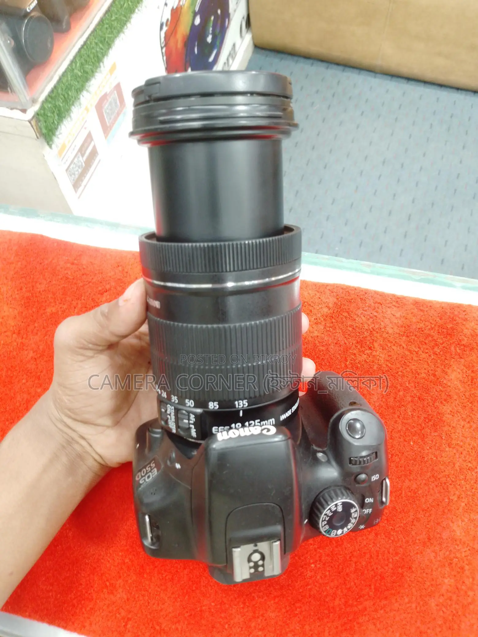 Canon 550D & 18-135mm IS lens