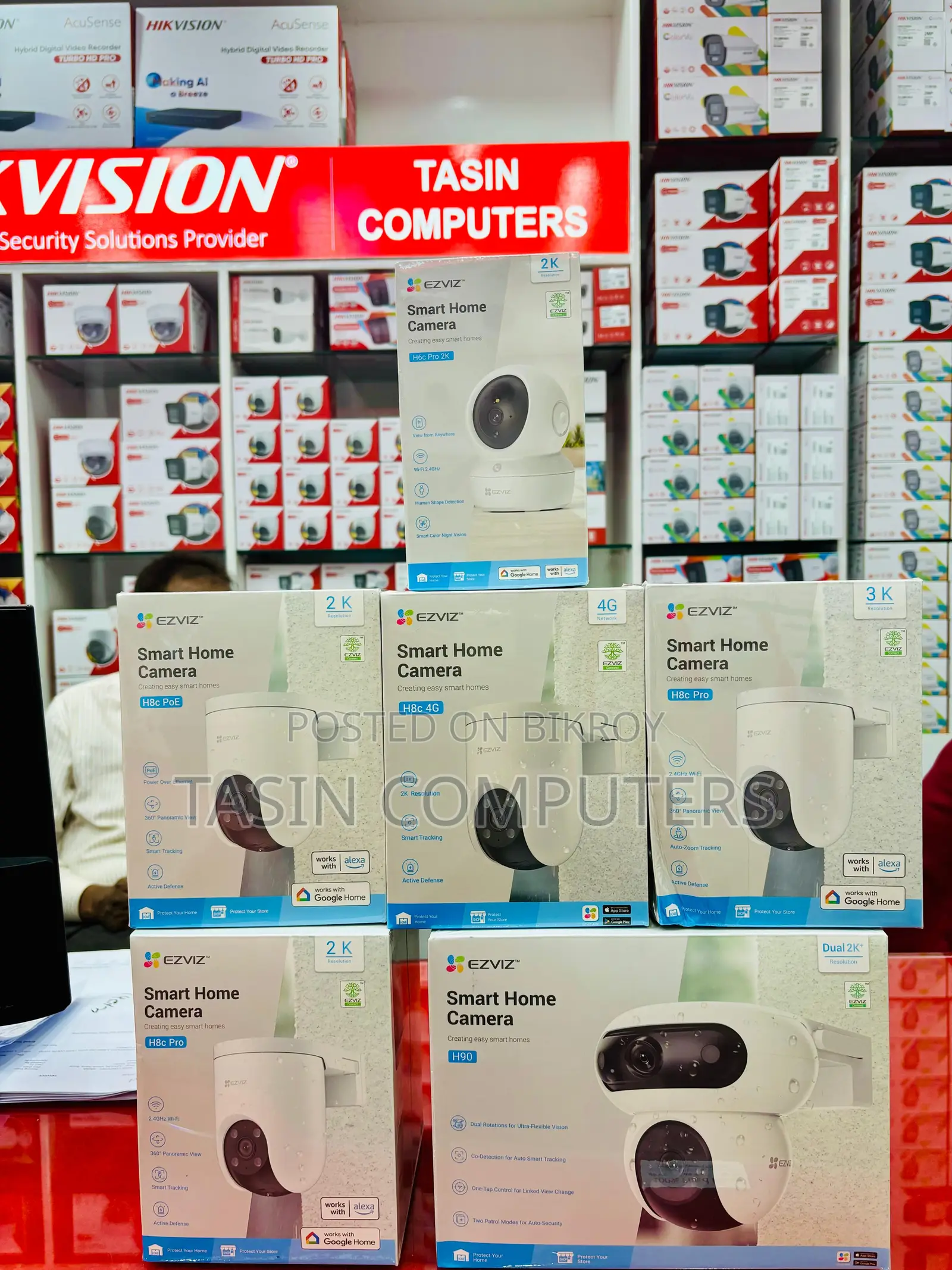 EZVIZ CS-H90 DUAL 4MP DUAL-LENS PAN & TILT WI-FI CAMERA