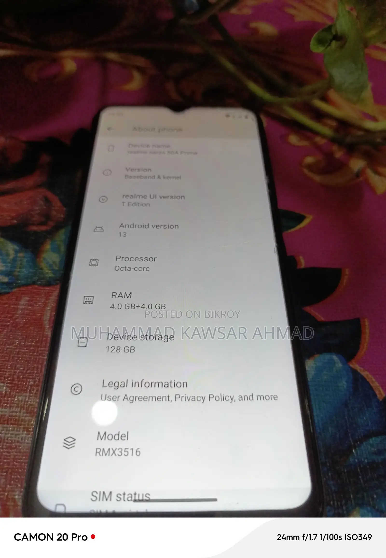 Realme Narzo 50A Prime (Used)