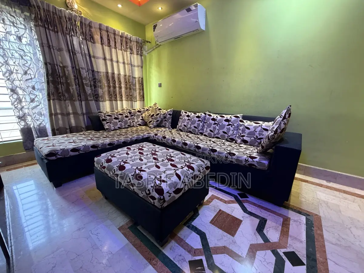 Premium L-Shape Sofa + Free Table (Ottoman)
