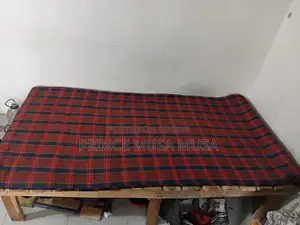 Wooden bed frame for sale.