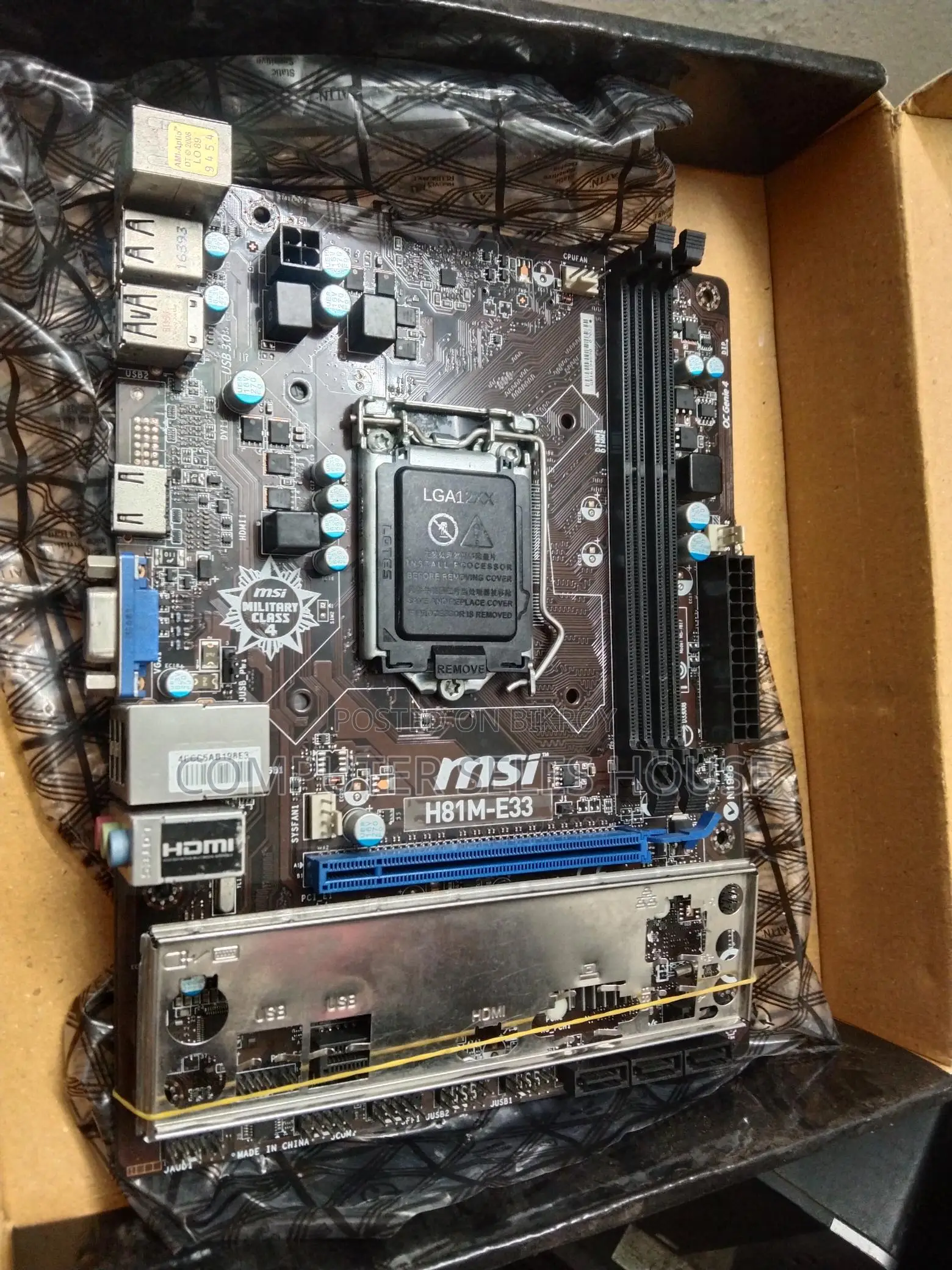 MSI Brand H81 Full Fresh Motherboard