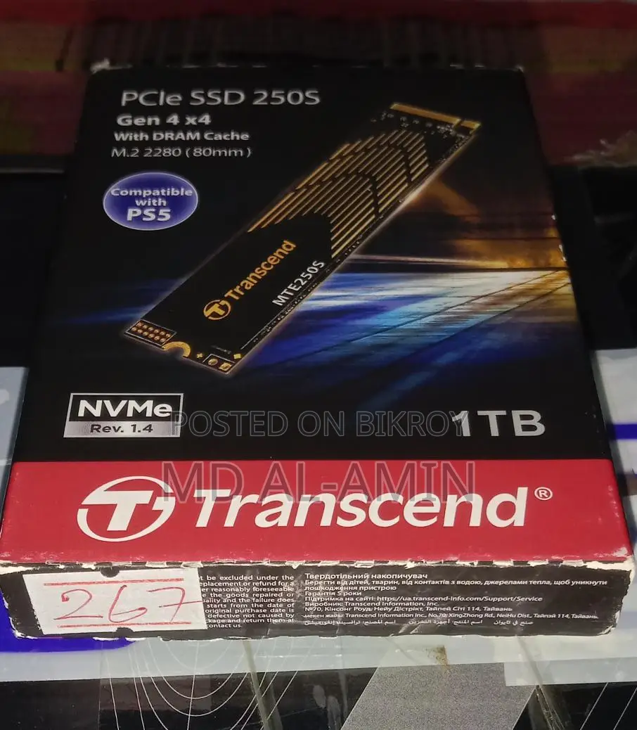 Transcend Mte250s Pcie Gen 4 Nvme SSD | Brand New | Warranty + Invoice