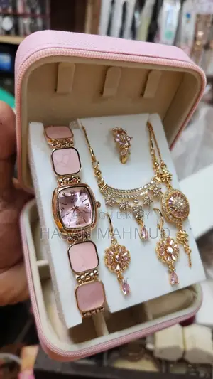 Eye-Catching 6-in-1 Jewelry & Watch Set