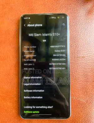 Samsung Galaxy S10 Plus . (Used)