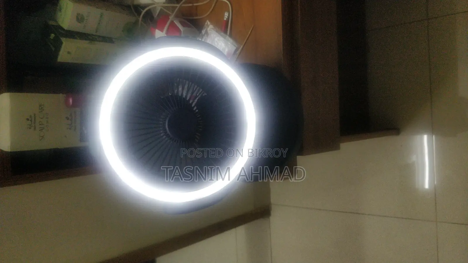 Fan With Circular Light
