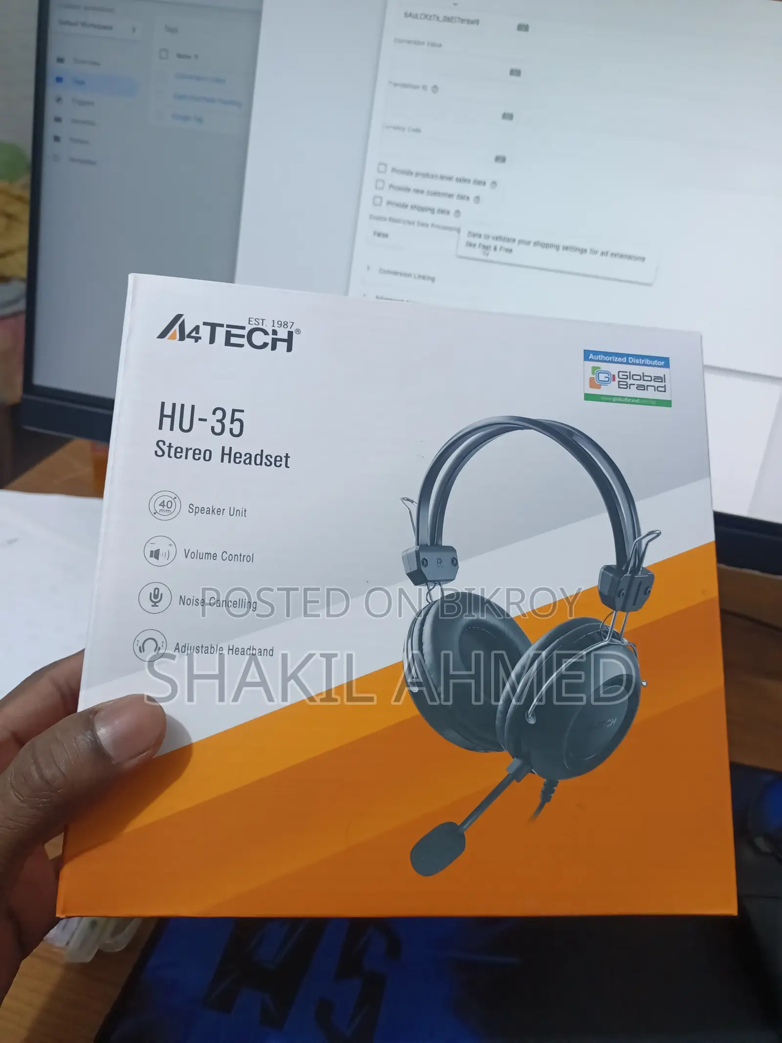 A4tech Hu 35 Usb Headset
