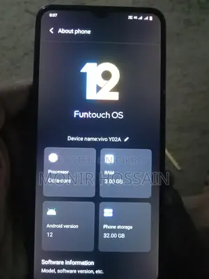 Vivo Y02 . (Used)