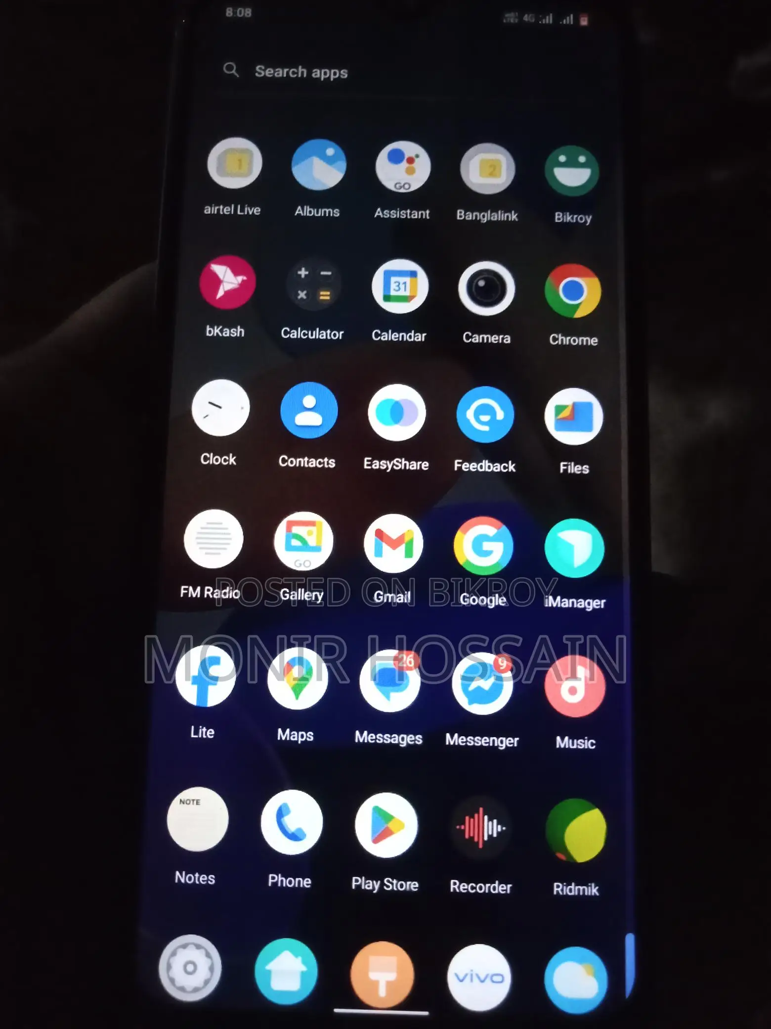 Vivo Y02 . (Used)