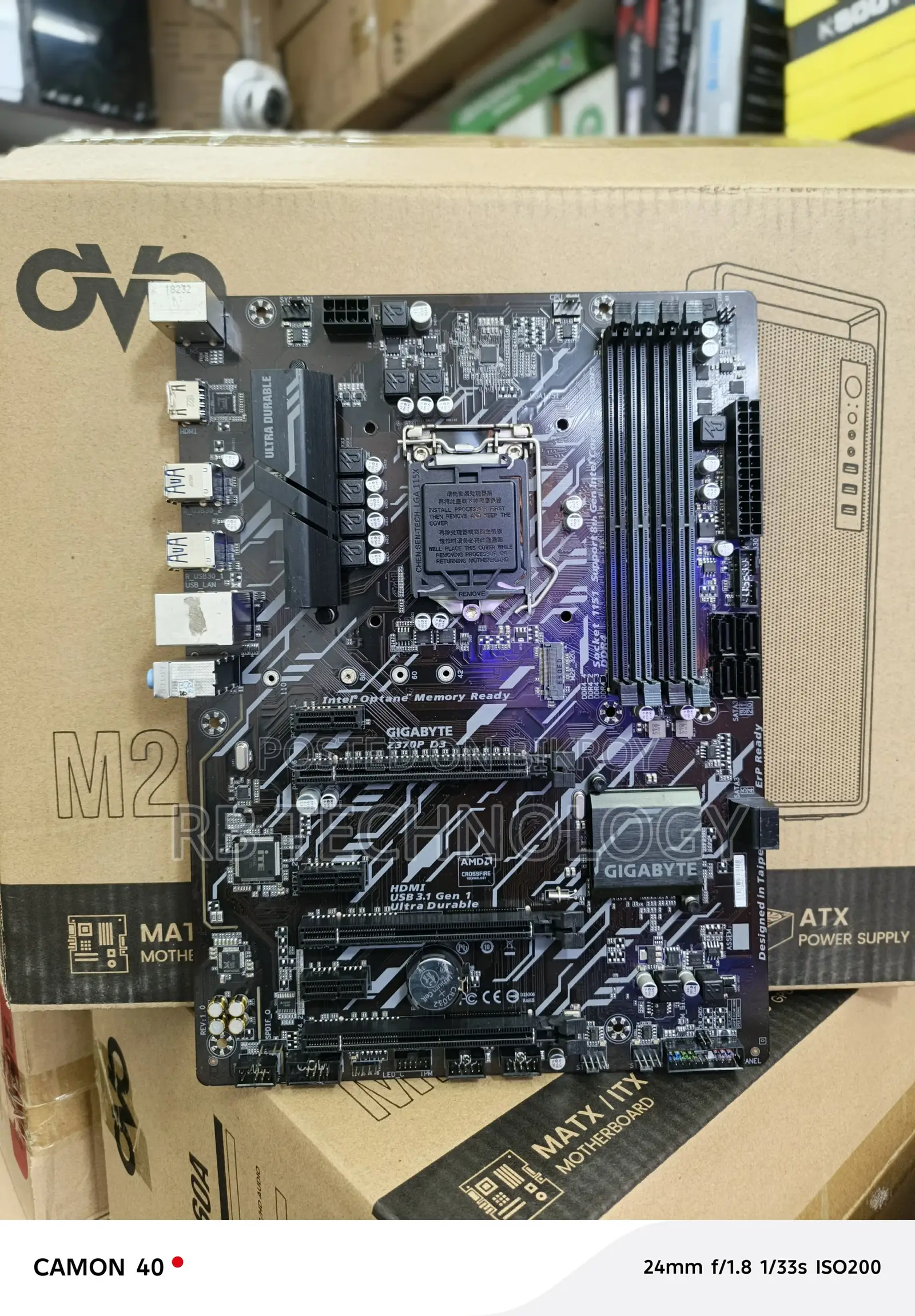 Gigabyte Z370p D3 Motherboard 8th \ 9th Gen