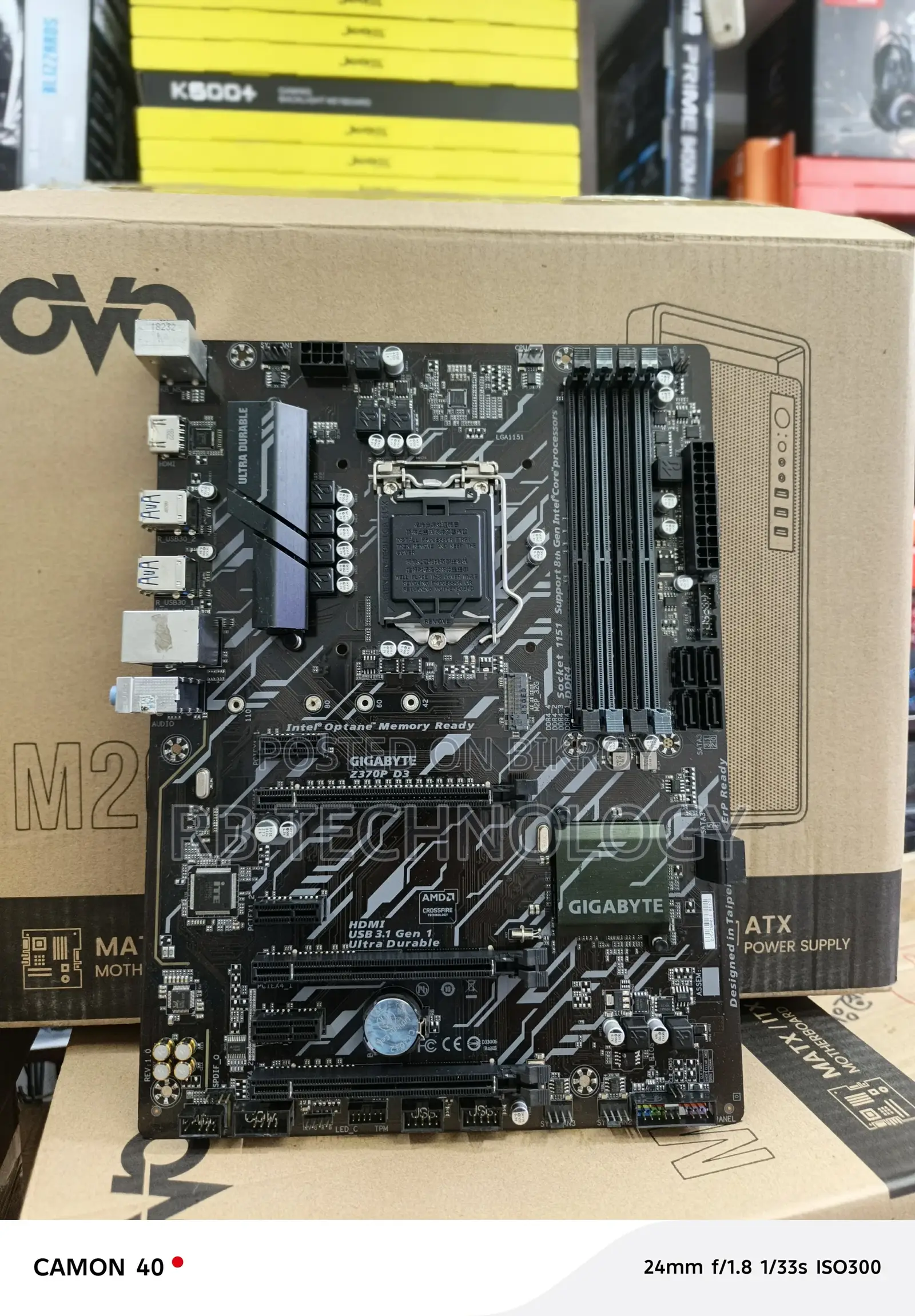 Gigabyte Z370p D3 Motherboard 8th \ 9th Gen
