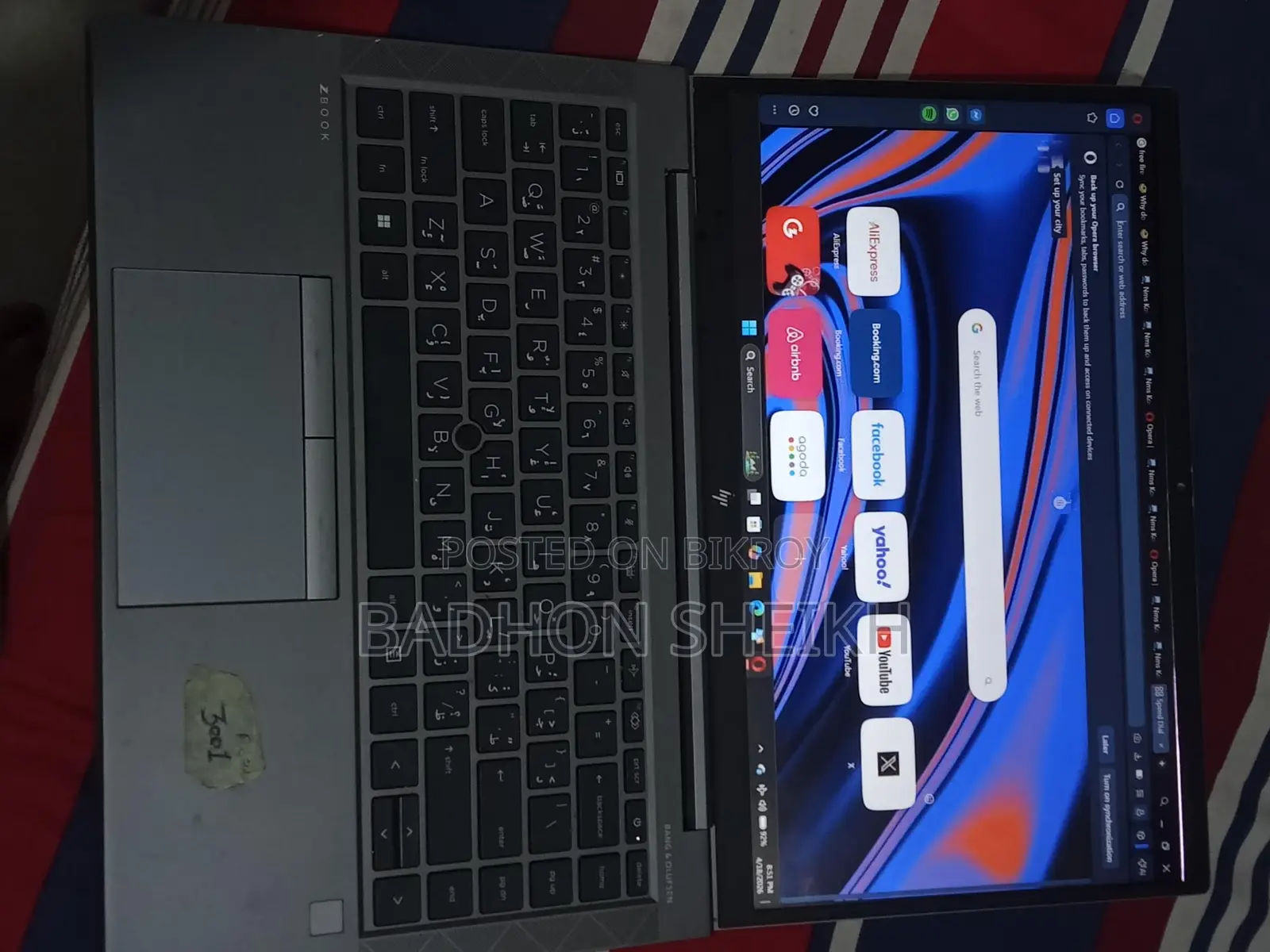 Laptop HP ZBook Firefly G8 16GB Intel Core i7 HDD 512GB