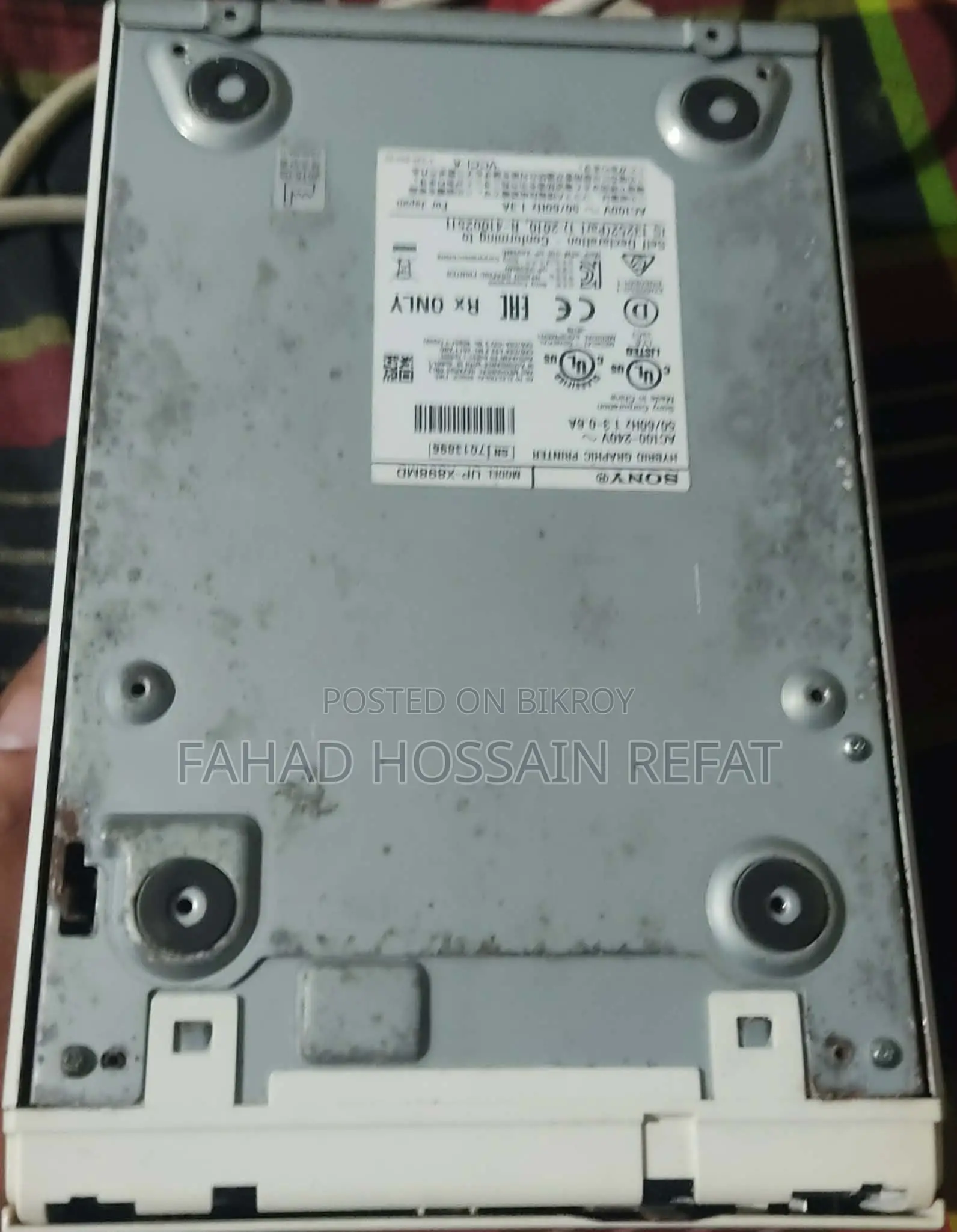 Model Up-x898md Sony Printer