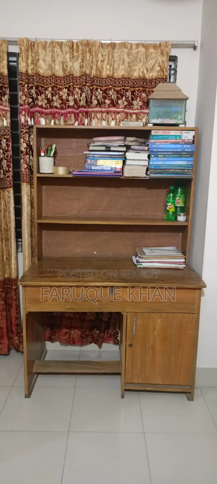 Original Teak Wood Study Table for Sale