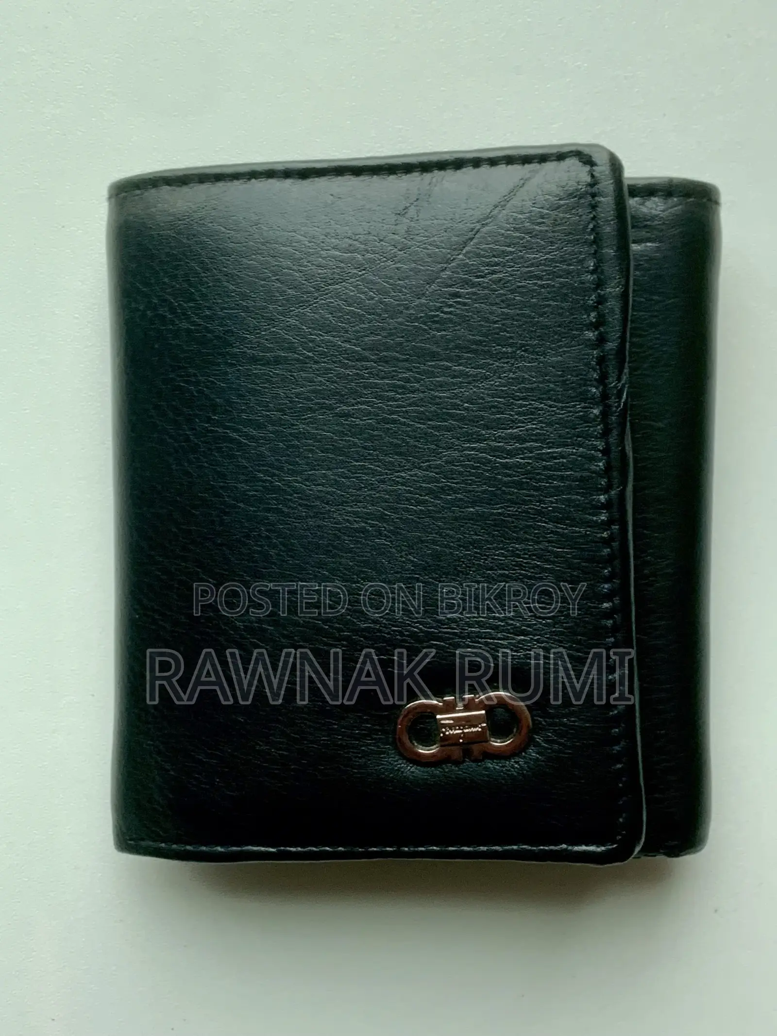 Genuine Cow Leather Trifold Wallet