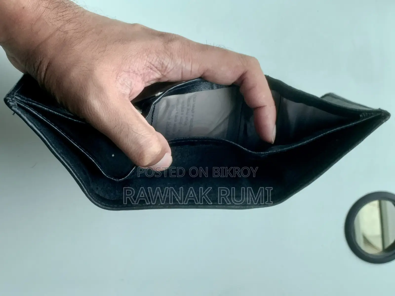 Genuine Cow Leather Trifold Wallet