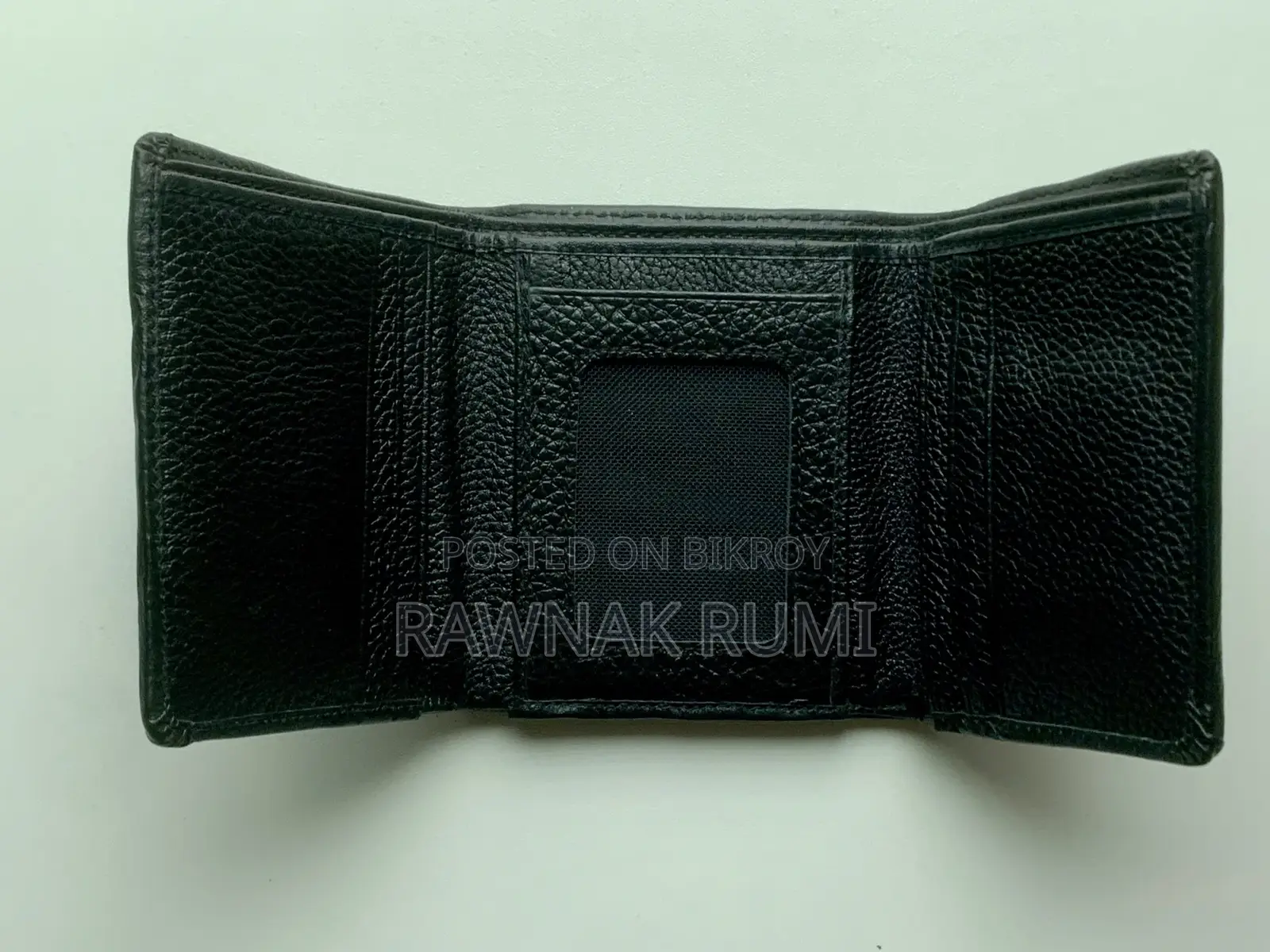 Genuine Cow Leather Trifold Wallet