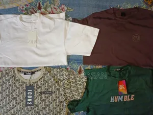 Drop Shoulder Size L T-Shirt Size M Total 4 Pc