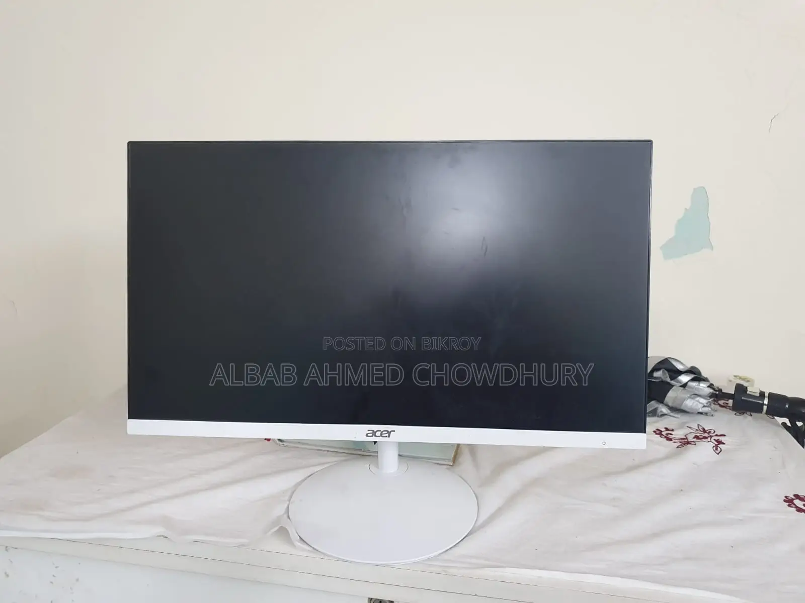ACER SA222Q Ewmix 21.5 Inch Fhd Display Hdmi, Vga, Speaker White Monitor