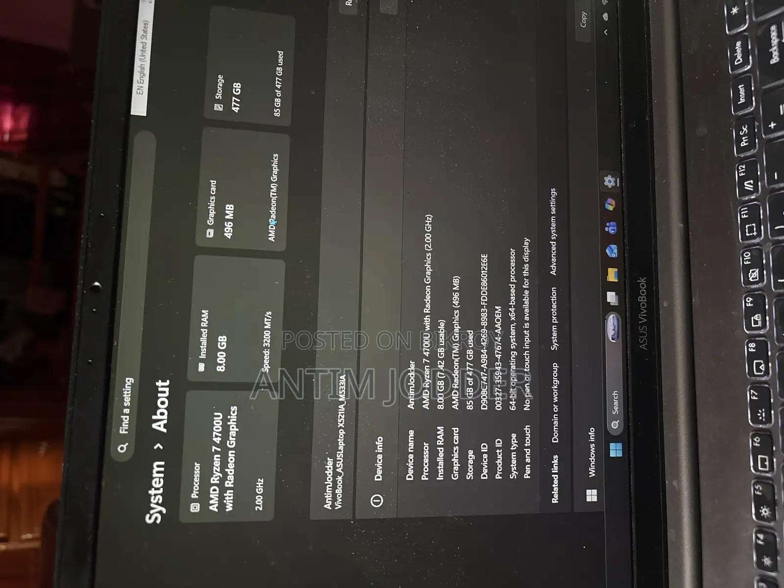 Asus vivobook s14/15 full fresh condition