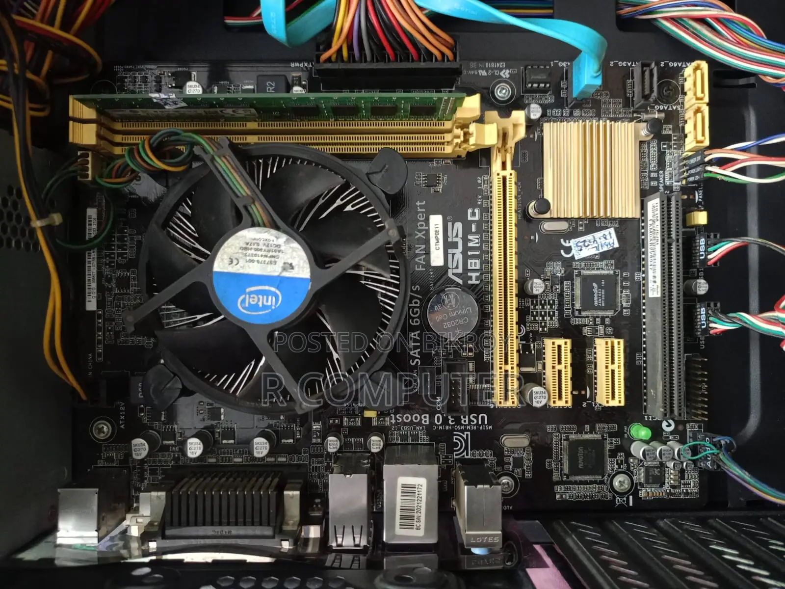 Intel Core i3 4th Gen Desktop PC_4GB RAM_128GB SSD_Asus H81 Motherboard