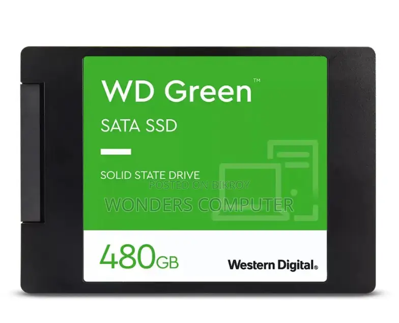 Western Digital Green 480GB Internal Solid State Drive 1 Year Warranty
