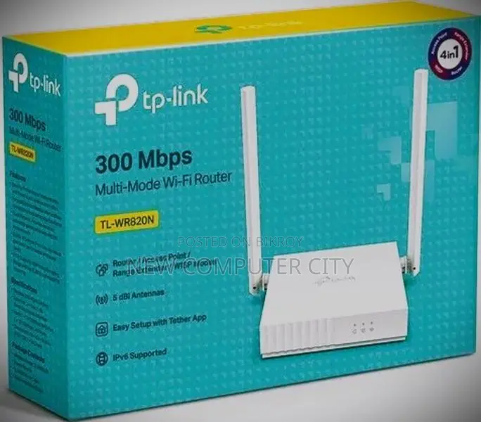 TP-Link TL-WR820N 300 Mbps Single-Band Wi-Fi Router